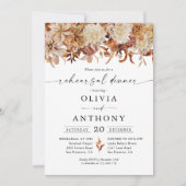 Rustic Fall quitte la répétition Dîner Invitation (Devant)