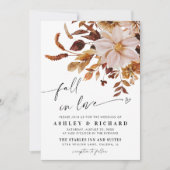 Rustic Fall quitte le Faire-part de mariage Mariag (Devant)