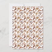 Rustic Fall quitte le Faire-part de mariage Mariag (Dos)