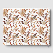 Rustic Fall quitte le livre d'hôtes Mariage (Verso)