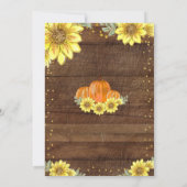 Rustic Fall Stock The Bar Couple Shower Invitation (Dos)