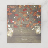 Rustic Fall Wedding (Buitenkant ongevouwen)