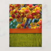 Rustic Fall Wedding Briefkaart (Voorkant)