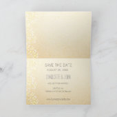Rustic Fall Wedding Save the Date Invitation (Binnen)