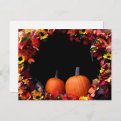 Rustic Fall Wedding Save the Date Wedüm Aankondigingskaart (Voorkant / Achterkant)