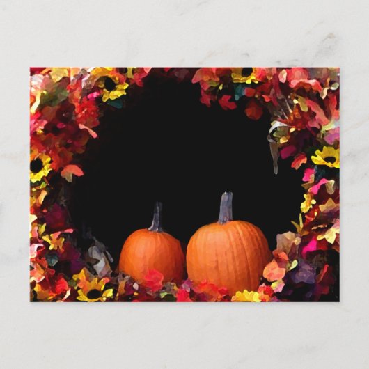 Rustic Fall Wedding Save the Date Wedüm Aankondigingskaart (Voorkant)