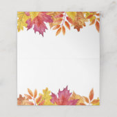 Rustic Falling verlaat Garland herfstbruiloft (Buitenkant ongevouwen)