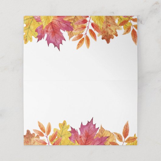 Rustic Falling verlaat Garland herfstbruiloft (Buitenkant ongevouwen)