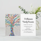 Rustic Family Reunion Kaart (Staand voorkant)
