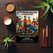 Rustic Farm Birthday Party Invitation