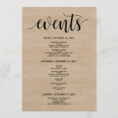 Rustic Farm Mariage Accueil et carte d'itinéraire (Dos)