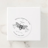 Rustic Farm shop miel pot étiquette petite entrepr (En situation)