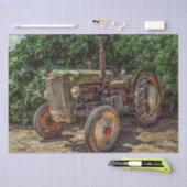 Rustic farm tractor tissuepapier (Craft)