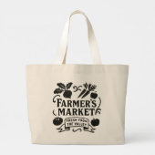 Rustic Farmer’s Market Tote (Achterkant)