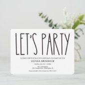 Rustic Farmhouse Birthday Party Uitnodiging (Staand voorkant)