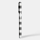 Rustic Farmhouse Black & White Checkered Case-Mate iPhone Case (Achterkant / Links)
