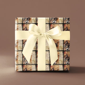 Rustic Farmhouse Cabin Banjo Player Cadeaupapier