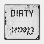 Rustic Farmhouse Dishwasher Magneet (Voorkant)