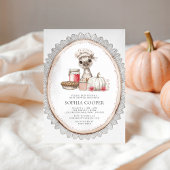 Rustic Farmhouse Herfst Baby shower Kaart