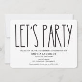Rustic Farmhouse Invitation de fête d'anniversaire (Devant)