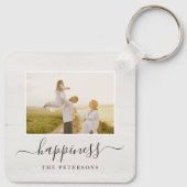 Rustic Farmhouse Persoonlijke foto Sleutelhanger (Achterkant)