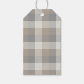 Rustic Farmhouse Pset Tan Grey Ivory Cadeaulabel (Voorkant)