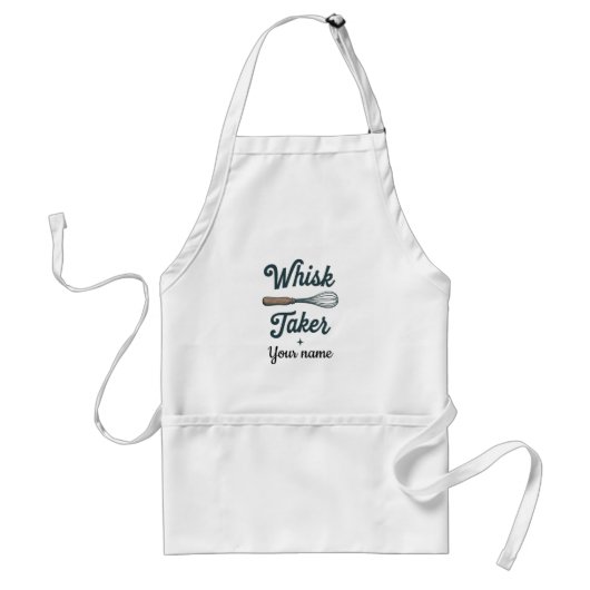 Rustic Farmhouse “Whisk Taker” – Personalized Standaard Schort (Voorkant)
