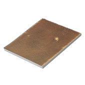 Rustic Faux Brown Leather Notitieblok (Gedraaid)