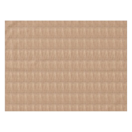 Rustic Faux Burlap Tafelkleed (Voorkant (Horizontaal))