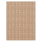 Rustic Faux Burlap Tafelkleed (Voorkant)
