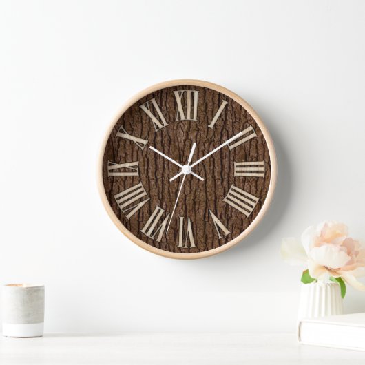 Rustic Faux Piece of Wood Grain Tree Bark (Huis)