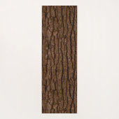 Rustic Faux Piece of Wood Grain Tree Bark Yogamat (Achterkant)