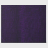 Rustic Faux Plum Paarse Burlap Texture Cadeaupapier (Vlak)