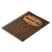 Rustic Faux Wood Grain Tree Bark Recette Livre de (Côté gauche)