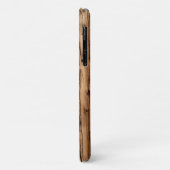 Rustic faux wood iPhone case (Achterkant/links)