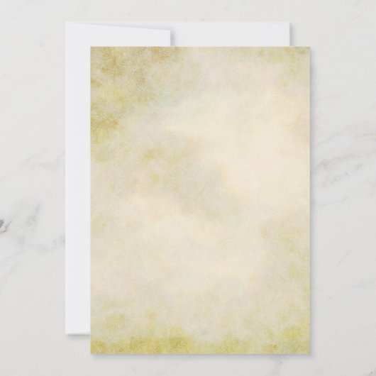 Rustic Fern Leaf Wedding Kaart (Achterkant)