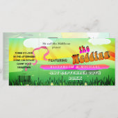 Rustic Festival Wedest Faire-part de mariage moder (Devant / Derrière)