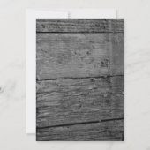 Rustic Fish Fry Afstuderen Backyard Cookout Party Kaart (Achterkant)