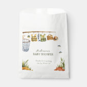 Rustic Fishing Baby Boy Party Gift Bag Bedankzakje (Voorkant)