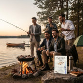 Rustic Fishing Bachelor Weekend Invitation