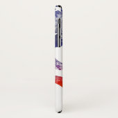 Rustic Flag USA American Monogram Initiaal Name Case-Mate iPhone Case (Achterkant/links)