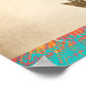 Rustic Floral Bohemian Arrow Poster (Hoek)