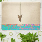Rustic Floral Bohemian Arrow Theedoek (Gevouwen)
