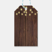 Rustic Floral Easter Eggs Baby shower Cadeaulabel (Achterkant)