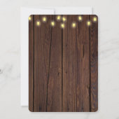 Rustic Floral Easter Eggs Baby shower Kaart (Achterkant)