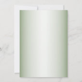 Rustic Floral Greenery Leaves Vrijgezellenfeest Kaart (Achterkant)