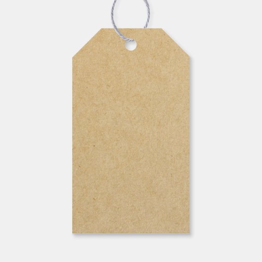 Rustic Floral Happy Pasen Cadeaulabel (Achterkant)