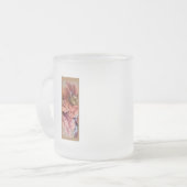 Rustic Floral Initiaal Letter I Monogram Matglas Koffiemok (Voorkant links)