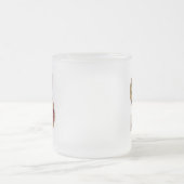 Rustic Floral Initiaal Letter S Monogram Matglas Koffiemok (Center)