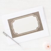 Rustic Floral Label – Land Baby shower of gunst (Envelop)